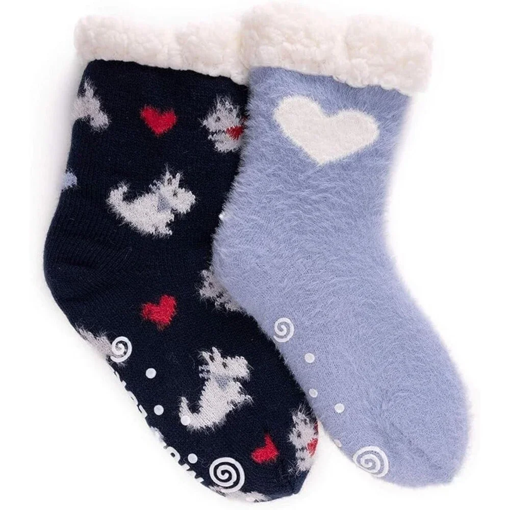 Muk Luks Women's Cabin Socks - L/XL (8-10) 2-Pack